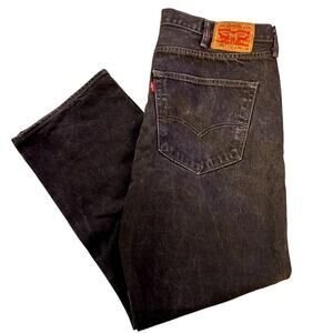 Levi's 501 Jeans - Black - W40 L30 - Button Fly - Men's Pants